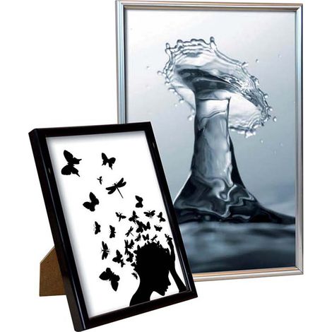 Cornice ambroise 35x50 colore argento satinato