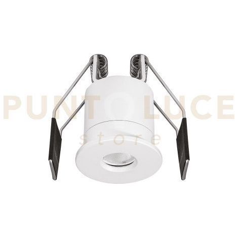 GFA1920N FARETTO DA INCASSO IP65 IN ALLUMINIO E METACRILATO LED 4000K 240LM 3W BIANCO
