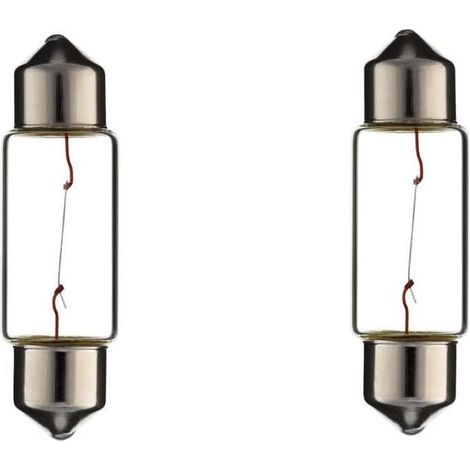 2x Ampoule SV8.5 5W 24V 10X36 camion fourgon voiture tracteur véhicule agricole