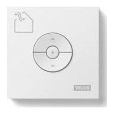 Télécommande murale radio IO sans fil – Compatible fenêtres Velux – Émetteur pour motorisations – Alimentation par piles incluses