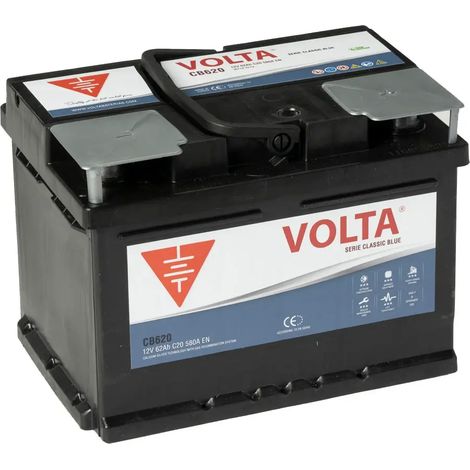 Batería de Coche 62Ah 580A EN Blue Volta CB620D (1/3)