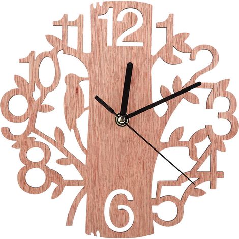 Horloge murale ronde moderne 3D autocollante, montre suspendue pour décoration intérieure bureau maison, modèle n°1