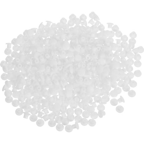 Lot de 500 cache-vis ronds en plastique meubles armoires (1/5)
