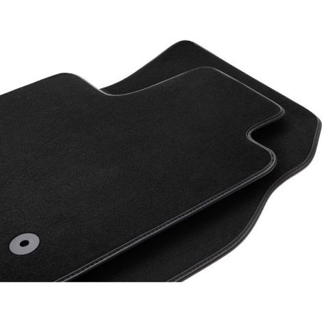 Tapis De Sol Avant - 100 Pour Cent Polyamide - Sous Couche Caoutchouc - Compatible Bmw Serie 3 F30 Berline 2011 A 2018 - Set De 2 (1/3)