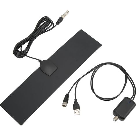 TV-Antenne mit 980 Meilen Reichweite, 25 dBi Dualband-HDTV-Digitalantenne für den Innenbereich mit Verstärker (1/5)