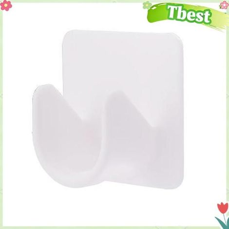 Tbest Support de barre de placard Smandy Supports de Tringle de Placard, Support de Tringle en ABS à Support deco crochet (1/5)