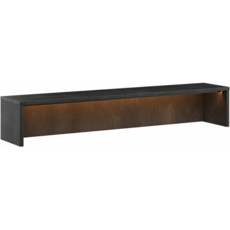 Étagère Orlbale 112 , Ouvert, Stratifié, Le nombre de portes: 0, Nombre de tiroirs: 0, 19x110x22cm, LED: Disponible