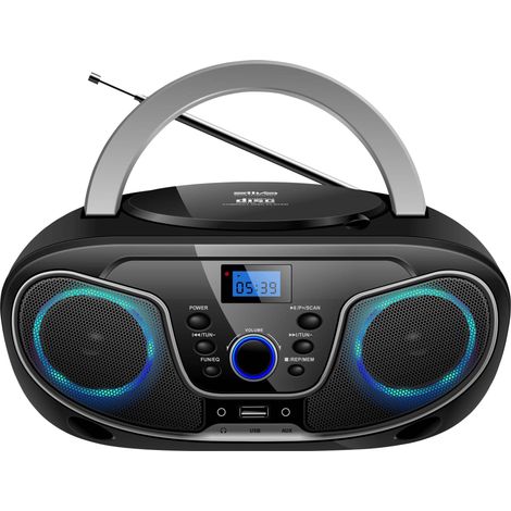 Silva Schneider MPC 19.4 USB Radio-lecteur CD FM AUX, CD, USB noir, argent R796371 (1/5)