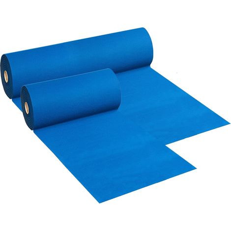 Tappeto Moquette Blu Antiscivolo Passatoia Chiesa Scale Corridoio Negozio Marciapiede - 200x500 Cm