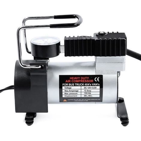 12V 168W 150 PSI Portable Car Inflator Pump Electric Air Compressor (1/4)