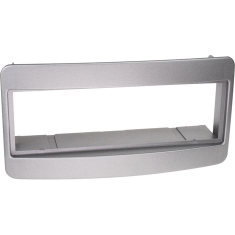 Support autoradio 1 DIN compatible avec Toyota Avensis Celica MR2 Rav4 Yaris Verso - Argent