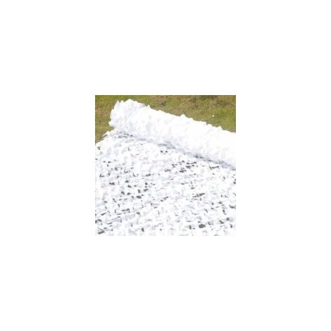 Filet de Protection Solaire pour Jardin, Filet de Camouflage Filet d'ombrage Auvent du Soleil de Bâche de Tente D'isolation pour la Serre Cachée Jardin, Couche Double, Blanc, 3x5m - RWVoile d'ombrage