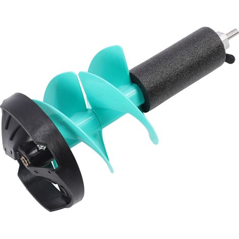 Tarière électrique pour la pêche sur glace, structure en nylon, lames incisives, mèche de forage avec positionneur pour les zones de glace mince, diamètre 50 cm (8 po) (1/5)
