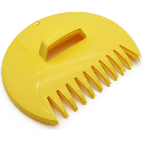 Ramasse-Feuilles râteaux à Main 1 Paire Outil de ramassage de Feuilles Jaune pour travaux Jardinage Griffes en Plastique pour ramasser Les Le paillis et Les débris Jardin (1/5)