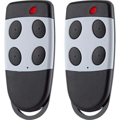 pair Télécommandes de porte de garage CARDIN S449 QZ4 et S449 QZ2 compatibles 433,92 MHz, lot de 2 (1/4)