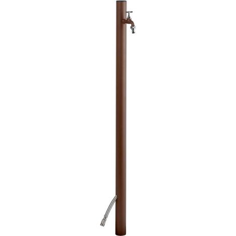 Colortap Colonne d'eau LOOP Rouille - 120 cm - Aluminium - Robinet traditionnel (1/5)