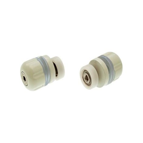 Set 4 scorrevoli completi bianco - Ruote gruppo di scorrimento box doccia RIC841L01 (1/3)