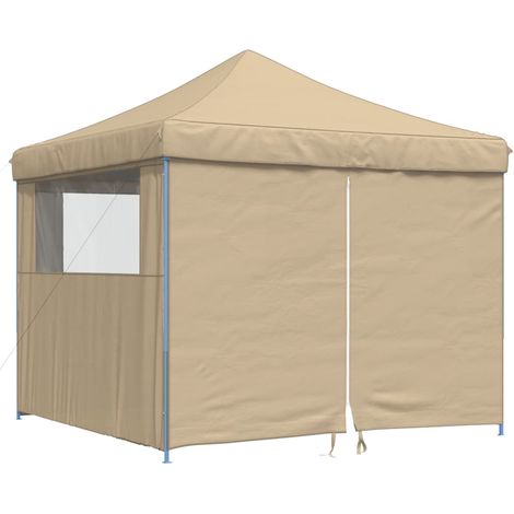 Maison Exclusive - Partyzelt Faltbar Pop-Up mit 4 Seitenteilen Be