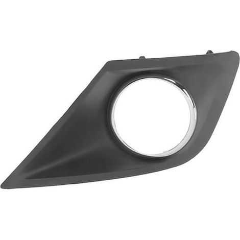 Grille de pare-choc avant gauche noir avec trou pour anti-brouillard chromé Peugeot 207 depuis 2009
