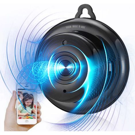 Filiyano-Mini caméra de sécurité avec télécommande WiFi, vision nocturne infrarouge et détection de mouvement (1/4)