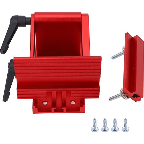 Support d'outil de rechange réglable, gabarit d'affûtage en métal pour meuleuse d'établi 6 po et 8 po, rouge (1/5)