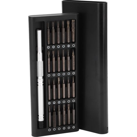 Jeu de 25 embouts de tournevis multi-tailles en acier, jeu de tournevis de précision universel, outils de réparation automobile (1/5)