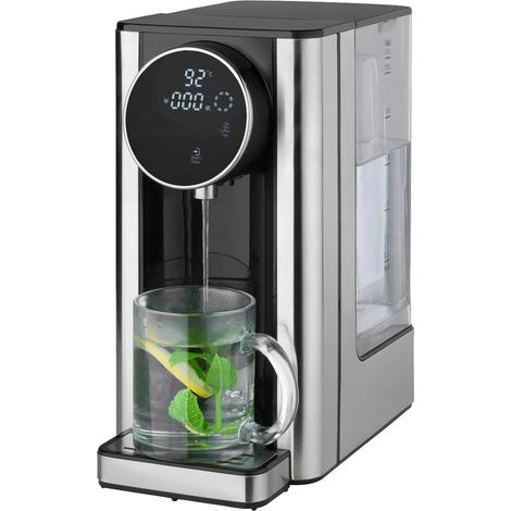 Heinrichs HWS 8731 Heißwasserspender Schwarz und Silber (1/2)