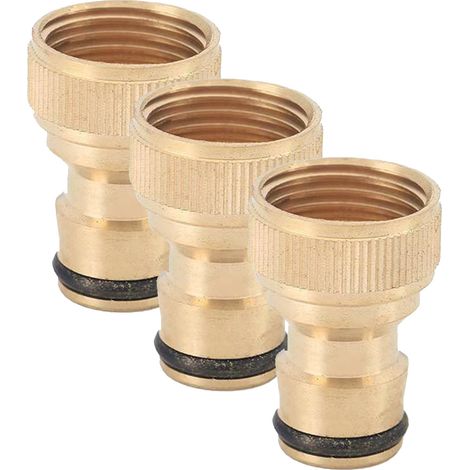 Conector Para Manguera - Latón Resistente A La Corrosión - Para Agua Y Líquidos - Compatible Con Diámetros Estándar - 1 Unidad (1/5)