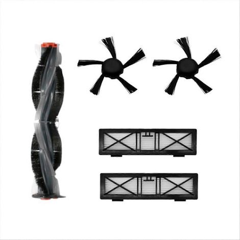 Seitenbürste als Ersatz für Saugroboter, Hauptfilter, Wartungsset, Ersatzbürsten, kompatibles Zubehör, effiziente Bodenreinigung, universelle Ersatzteile, Komplettset, einfache Wartung zu Hause. (1/5)
