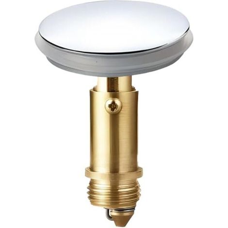 Tappo di scarico per lavello in ottone massiccio da 38 mm – Impermeabile, compatibile con lavelli da cucina e vasche da bagno.