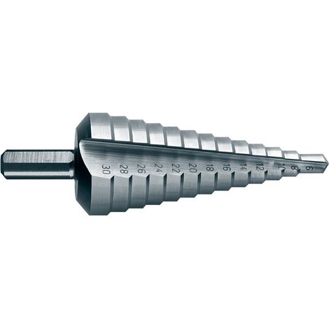 Projahn Stufenbohrer gerade Nut ECO HSS-Co 5% Ø 4-12mm (1/2)