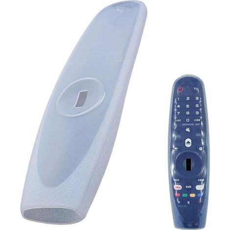 Housse de protection transparente et épaisse pour télécommande  Coque de protection en silicone pour télécommande TV, salon, chambre (1/5)
