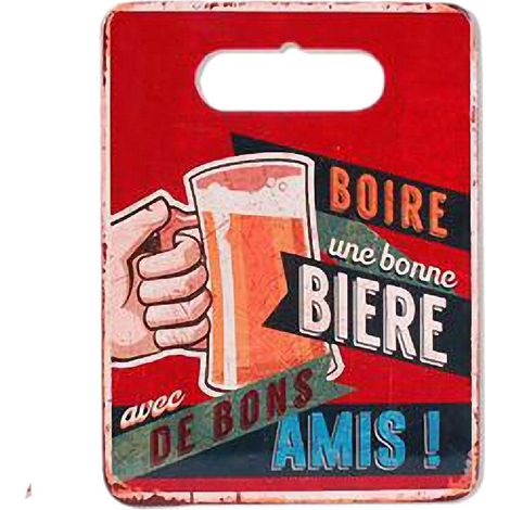 Sous plat thème Bière 24 x 18 cm
