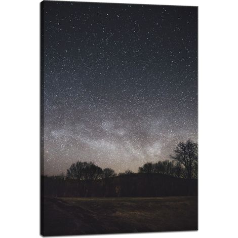 Leinwanddruck Weltraum Sternenhimmel 40x60 cm
