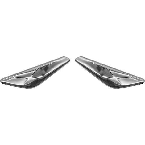 Baguette décorative extérieure d'aile avant compatible avec BMW X3 F25 2011-2016 et X4 F26 2014-2018 (1/5)