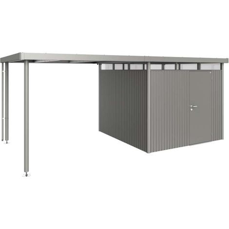 Tetto laterale casetta HighLine Misura H4 grigio quarzo metallizzato
