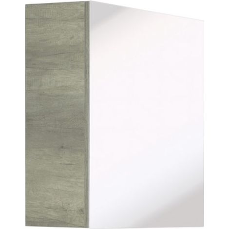 SPECCHIO CONTENITORE LxHxP 60x60x24,5 Olmo Bianco