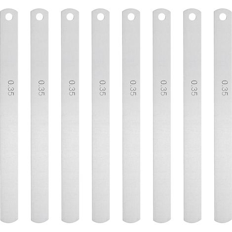 8 Lames Jauge d'Épaisseur 0.35mm Jauge d'Épaisseur de Remplissage (1/5)