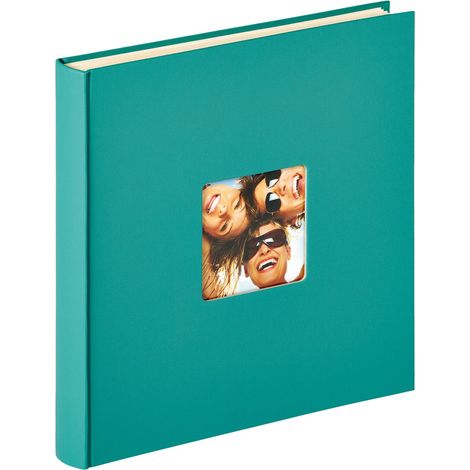 Walther Design SK-110-K Fun, Autoadesivo Album, Carta, Verde Petrolio, 50 Pagine Bianchi, 33 x 34 cm (1/5)