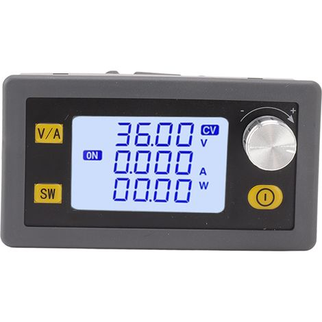 Convertitore automatico DC-DC Step-Up/Step-Up da 80 W con display digitale e protezione da sovratensione, regolabile da 0,6 a 36 V. (1/5)