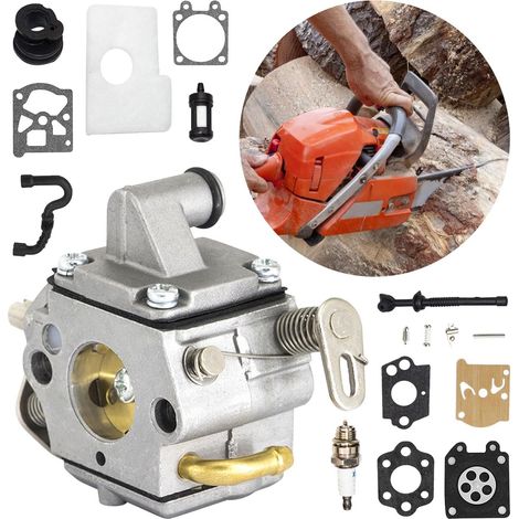 Carburateur MS170 MS180 C1Q-S57A pour STIHL 017 018 MS 170 180 180C MS170 MS180 MS170C MS180C, Accessoire pour tronçonneuse avec filtre à huile, joint, bougie d'allumage (1/5)