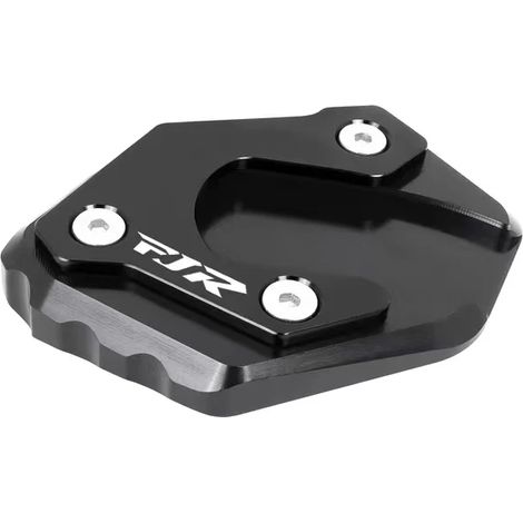 (Noir avec logo) Compatible avec Yamaha FJR1300 (2001-2019) : extension de béquille latérale, accessoire de support pour moto Maxpower (1/4)