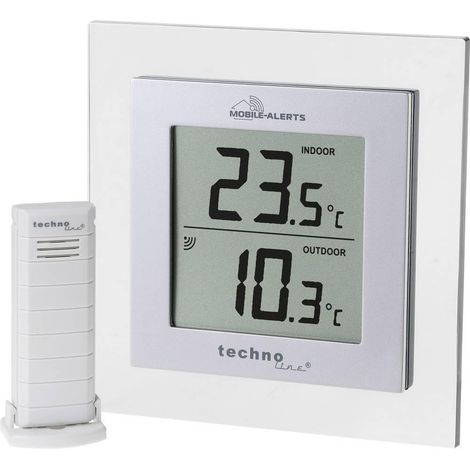 Techno-line MA 10450 Termómetro Conectado Plateado Casa