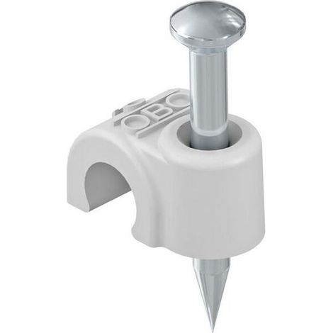 Multipack OBO NAGEL-CLIPS F.KABEL 7MM GRAU (2007 25 LGR) - 100 Stück