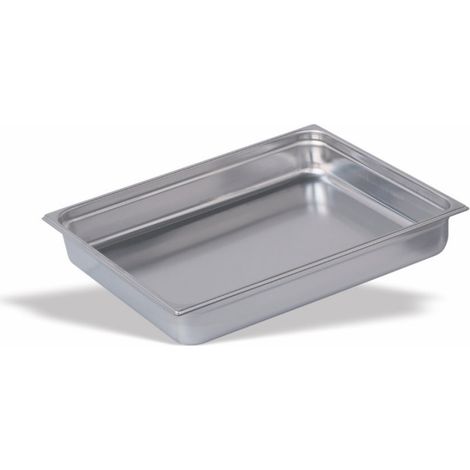 Bac Gastro Inox PRO GN 2/1 - P 20 à 200 mm - Lot de 6 - Pujadas