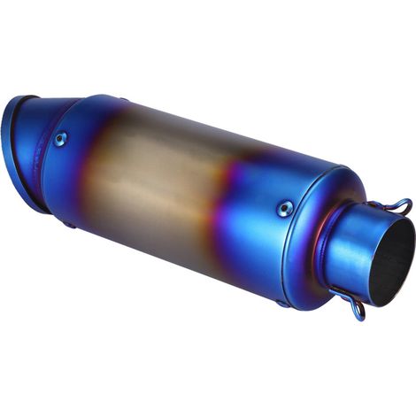 Silencieux oblique universel 51mm pour moto, échappement arrière tubulaire coulissant n°2 (1/5)