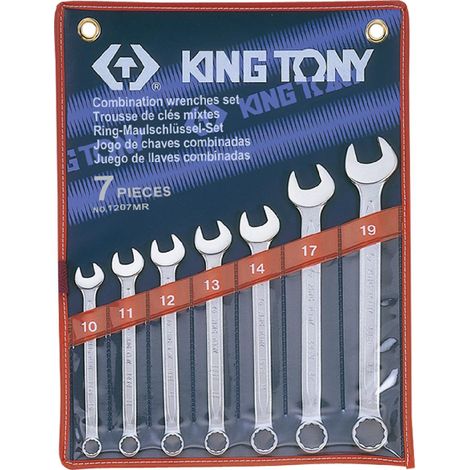 King Tony Jeu de 7 cles plate mixte - mr