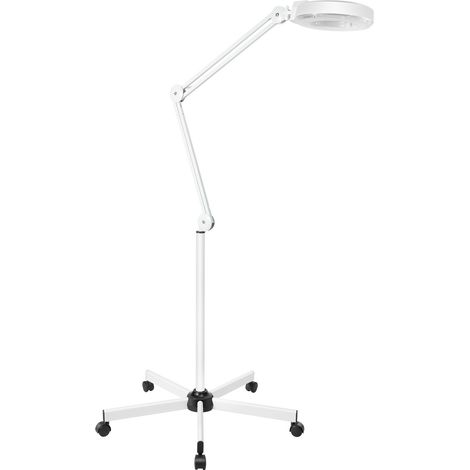 Lampadaire grossissant LED 8X avec support à 5 bras, Réglable lampe de sol LED à grossissement (1/5)