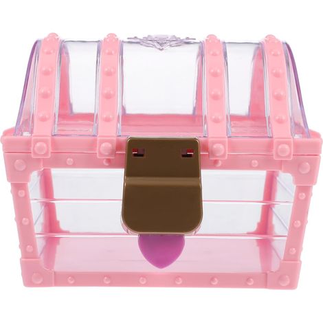 Boîte à Bijoux Rose pour Garçon et Filles en Abs avec Serrure (1/5)