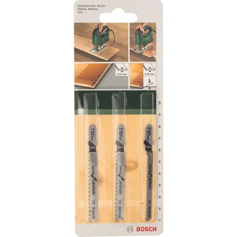 BOSCH Set di Lame per Seghetto Alternativo Attacco a T (1/3)